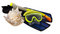 Free Fins Mask Shell Stock Images - 4932724