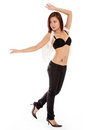 Free Dancing Woman Angel With Tanned Skin Royalty Free Stock Image - 4940466