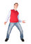 Free Boy In Red Jacket Dancing Stock Photos - 4941453