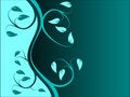Free Cyan Floral Background Stock Photos - 4967183