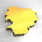 Free 3d Golden Map Of Andorra Stock Photos - 4983663