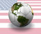 Free Soccer Globe With US Flag Royalty Free Stock Photos - 4984708