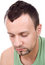 Free Melancholy Man Looking Down Stock Images - 4992594
