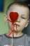 Free Young Boy With Valentine Heart Stock Images - 506754