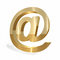 Free Gold AT Symbol Royalty Free Stock Photography - 5005567