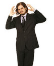 Free Stress Man In Business Suit Royalty Free Stock Photography - 5018467