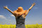 Free Teenagers In The Rape Field Royalty Free Stock Photography - 5019827