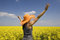Free Teenagers In The Rape Field Stock Photos - 5019873