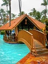 Free Resort Swimming Pool And Hut Stock Photos - 5035773