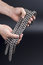 Free Hands With Metal Link Chain Royalty Free Stock Images - 5032619