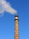Free Boiler-house Pipe, Contaminating An Atmosphere Stock Photography - 5048122