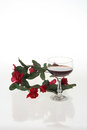 Free Wine And Flowers Stock Photo - 5049910
