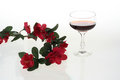 Free Wine And Flowers Royalty Free Stock Photography - 5049927