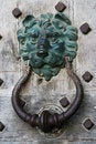 Free Old Door Knocker On Castle Door Stock Image - 5066001