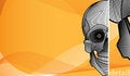 Free Background With Skull Royalty Free Stock Images - 5083679