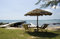 Free Deck Chairs With Umbrella Stock Image - 5089841