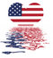 Free Love The  USA / US Flag With Reflection Royalty Free Stock Photo - 5090055