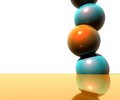 Free 3D Logo Objects Balls Royalty Free Stock Photography - 5103917