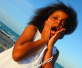 Free Girl With A Shocked Facial Expression Royalty Free Stock Photography - 5106267