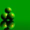 Free 3D Logo Objects Green Balls Royalty Free Stock Image - 5103776