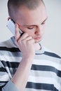 Free Man Talking By Phone Stock Image - 5114861