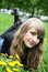 Free Beautiful Woman Enjoying The Sun In The Park Stock Photos - 5114353