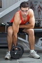 Free Bicep Curl - Whole Body Stock Photo - 5125290