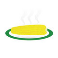 Free Corn On A Plate Royalty Free Stock Photography - 5125487
