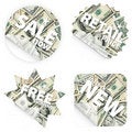Free Money Retail Stickers Stock Image - 5130321