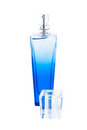 Free Perfume In Deep Blue Scent-bottle. Stock Images - 5133844