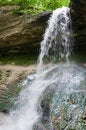 Free Waterfall In The Forest Stock Image - 5140481