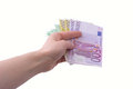 Free Left Hand Giving Money. Royalty Free Stock Photo - 5144265