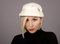 Free Blonde In Fur Hat With Sad Face Stock Photo - 5146430