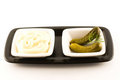 Free Mayonnaise And Pickled Gherkin Stock Photos - 5154883