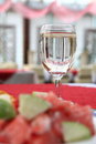 Free Appetizing Salad On A Plate With Cup Of Drinking Royalty Free Stock Images - 5156989