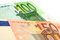 Free Euro Bills Royalty Free Stock Photos - 5152278