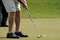Free Putter, Golf Ball And Feet Stock Photography - 5167292