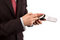Free Hands Of A Businessman Tapping On A Pda Stock Image - 5170221