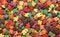 Free Leaf Shaped Candy Background Royalty Free Stock Photography - 5170417