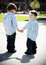 Free Brothers Holding Hands Royalty Free Stock Photography - 5183907