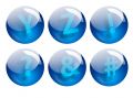 Free Letters Spheres Royalty Free Stock Image - 522056
