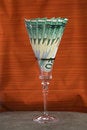 Free Money 035 Bill Cad In Glass Stock Image - 523191