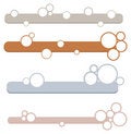 Free Vector Retro Banner Set Stock Photos - 5202103