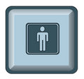 Free Web Button Man Stock Image - 5217211