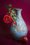 Free Ornamented Vase, Apple And Red Flower Royalty Free Stock Photo - 5214075
