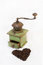 Free Old Coffee Grinder With Coffee Beans Royalty Free Stock Images - 5219479