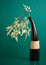 Free Tall Ceramic Vase With Twigs On Green Royalty Free Stock Images - 5238049