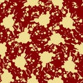 Free Design Grunge Gold Spot Seamless Pattern Stock Image - 5254841