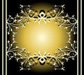 Free Design Floral Frame Background Stock Photos - 5255023
