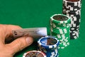 Free Pair Of Winning Aces Royalty Free Stock Photos - 5267558